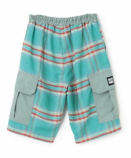 KP / ケーピー ショート・ハーフ・半端丈パンツ | TC先染めチェックハーフパンツ | 詳細1