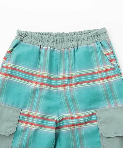 KP / ケーピー ショート・ハーフ・半端丈パンツ | TC先染めチェックハーフパンツ | 詳細2