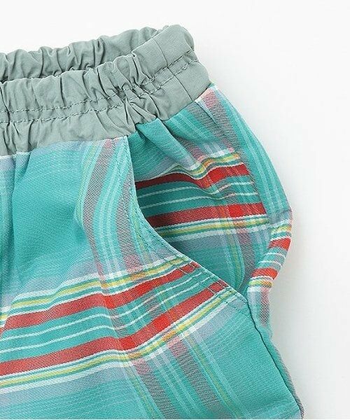 KP / ケーピー ショート・ハーフ・半端丈パンツ | TC先染めチェックハーフパンツ | 詳細3