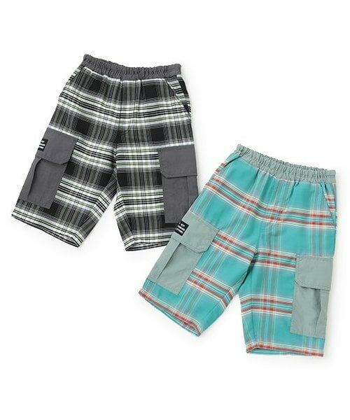 KP / ケーピー ショート・ハーフ・半端丈パンツ | TC先染めチェックハーフパンツ | 詳細8