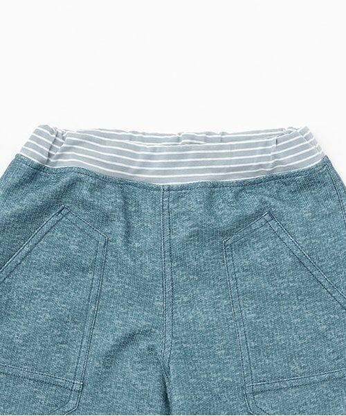 KP / ケーピー ショート・ハーフ・半端丈パンツ | ドライメッシュデニム風プリントハーフパンツ | 詳細2