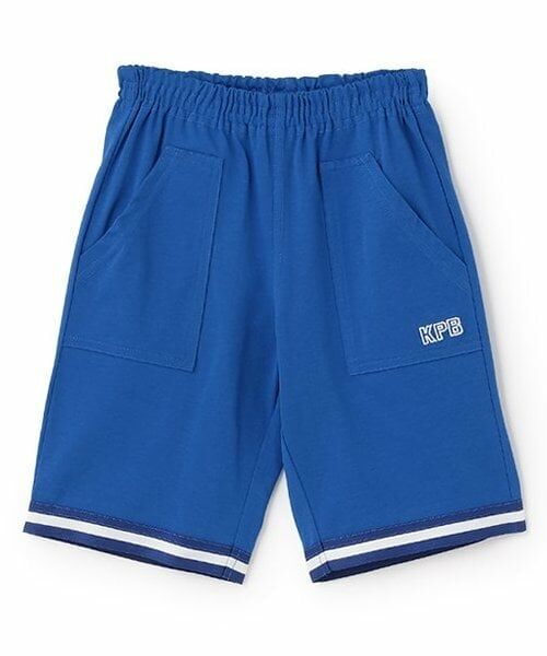 KP / ケーピー ショート・ハーフ・半端丈パンツ | ソロナラインテープつきハーフパンツ(ブルー)