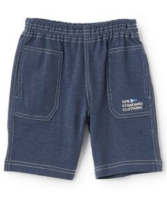 KP / ケーピー ショート・ハーフ・半端丈パンツ | 【80,90cm】リバー天竺ハーフパンツ