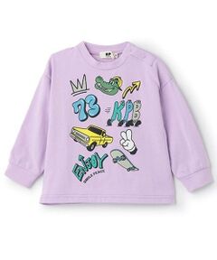 KPBポッププリント長袖Tシャツ
