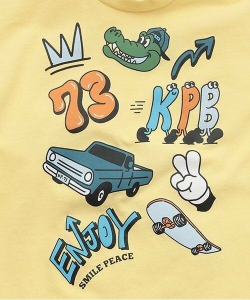 KP / ケーピー Tシャツ | KPBポッププリント長袖Tシャツ | 詳細4