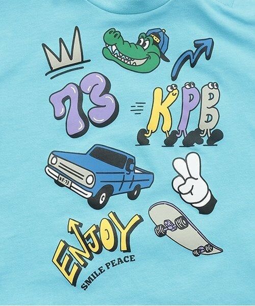 KP / ケーピー Tシャツ | KPBポッププリント長袖Tシャツ | 詳細5