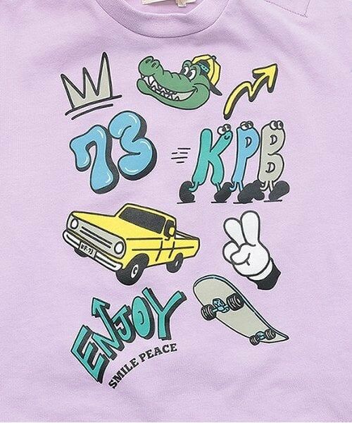 KP / ケーピー Tシャツ | KPBポッププリント長袖Tシャツ | 詳細6