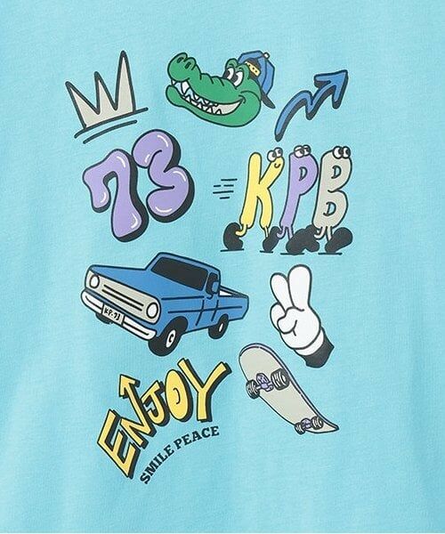 KP / ケーピー Tシャツ | KPBポッププリント長袖Tシャツ | 詳細4