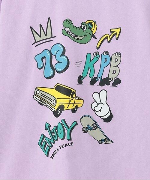 KP / ケーピー Tシャツ | KPBポッププリント長袖Tシャツ | 詳細5