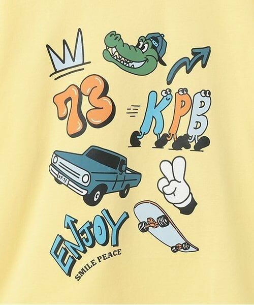 KP / ケーピー Tシャツ | KPBポッププリント長袖Tシャツ | 詳細6
