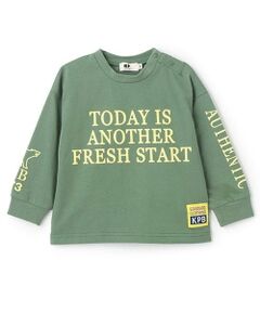 ロゴプリント長袖Tシャツ