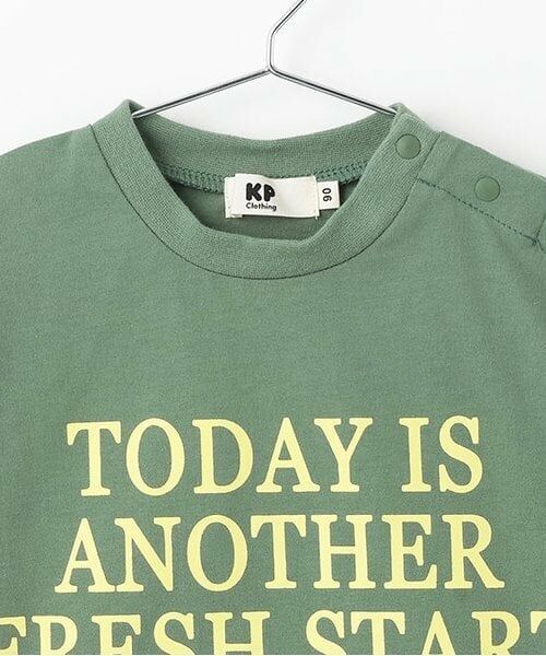 KP / ケーピー Tシャツ | ロゴプリント長袖Tシャツ | 詳細2