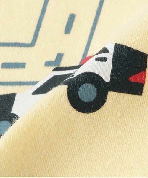 KP / ケーピー Tシャツ | WORKINGCARSプリント長袖Tシャツ（クリーム） | 詳細6