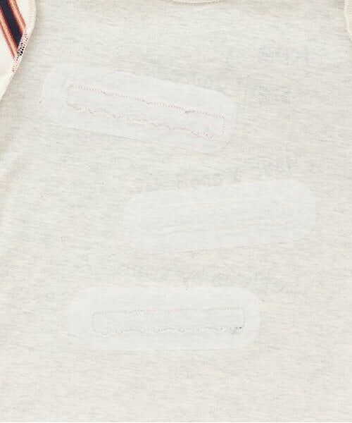 KP / ケーピー Tシャツ | レイヤード風電車ワッペン長袖Tシャツ | 詳細5