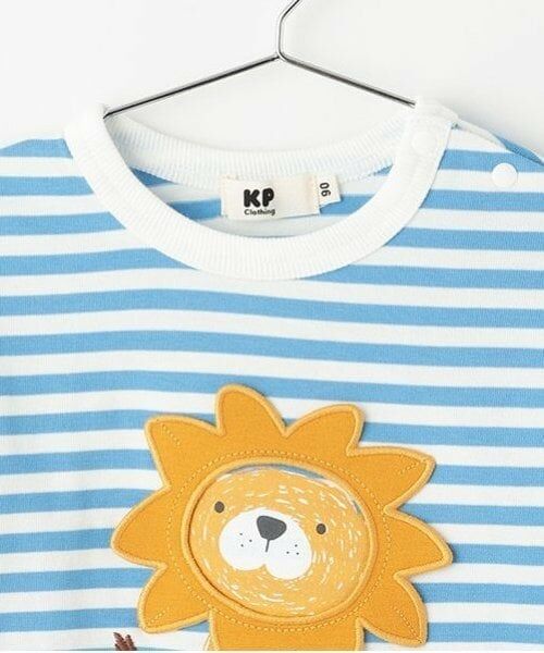 KP / ケーピー Tシャツ | ライオンボーダー長袖Tシャツ | 詳細2