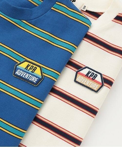 KP / ケーピー Tシャツ | マルチボーダー長袖Tシャツ | 詳細3