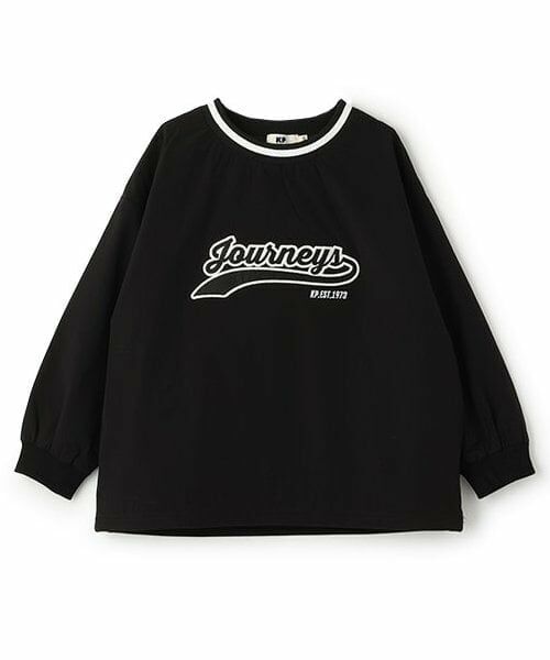 KP / ケーピー Tシャツ | ナイロンストレッチプルオーバー（黒）