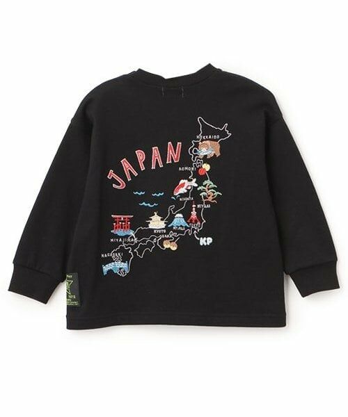 KP / ケーピー Tシャツ | 日本製/JAPANモチーフ長袖Tシャツ(80-90cm) | 詳細1