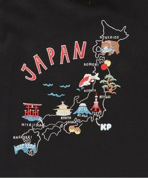 KP / ケーピー Tシャツ | 日本製/JAPANモチーフ長袖Tシャツ(80-90cm) | 詳細7