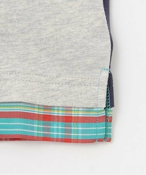 KP / ケーピー Tシャツ | ナイロンポケットつき　前身3色切り替え半袖Tシャツ | 詳細6