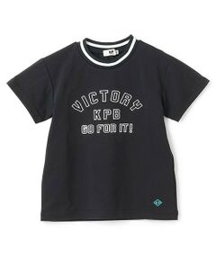 KP / ケーピー Tシャツ | ソロナリブ衿つき半袖Tシャツ