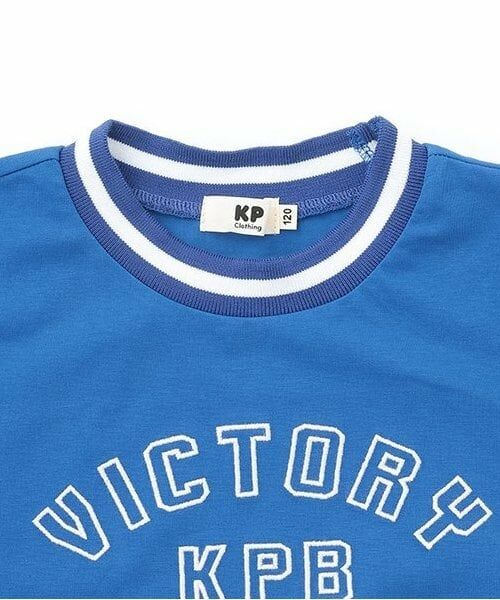 KP / ケーピー Tシャツ | ソロナリブ衿つき半袖Tシャツ | 詳細2