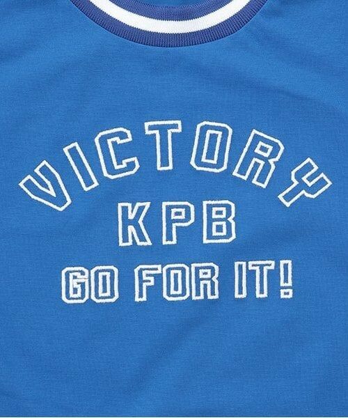 KP / ケーピー Tシャツ | ソロナリブ衿つき半袖Tシャツ | 詳細3