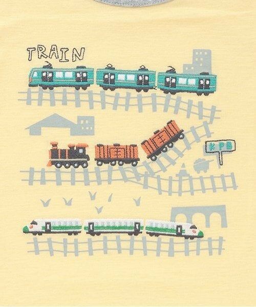 KP / ケーピー Tシャツ | 電車刺しゅう半袖Tシャツ | 詳細4