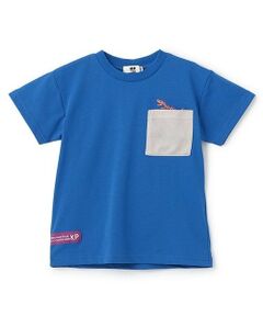 KP / ケーピー Tシャツ | ソロナ恐竜リフレクタープリント半袖Tシャツ