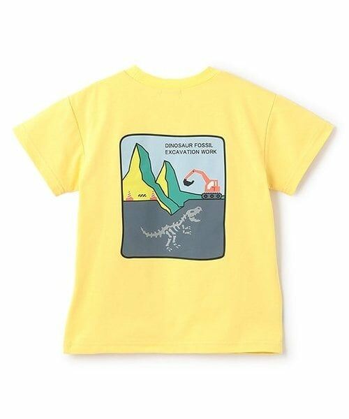 KP / ケーピー Tシャツ | ソロナ恐竜リフレクタープリント半袖Tシャツ | 詳細1