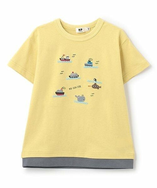 KP / ケーピー Tシャツ | 船Tシャツ（黄）