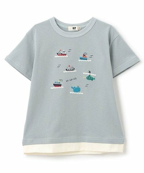 KP / ケーピー Tシャツ | 船Tシャツ（グレー）