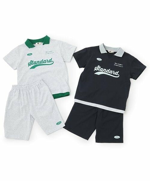 KP / ケーピー Tシャツ | ポロ衿つきスポーツ上下セット | 詳細12