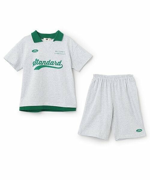 KP / ケーピー Tシャツ | ポロ衿つきスポーツ上下セット | 詳細2