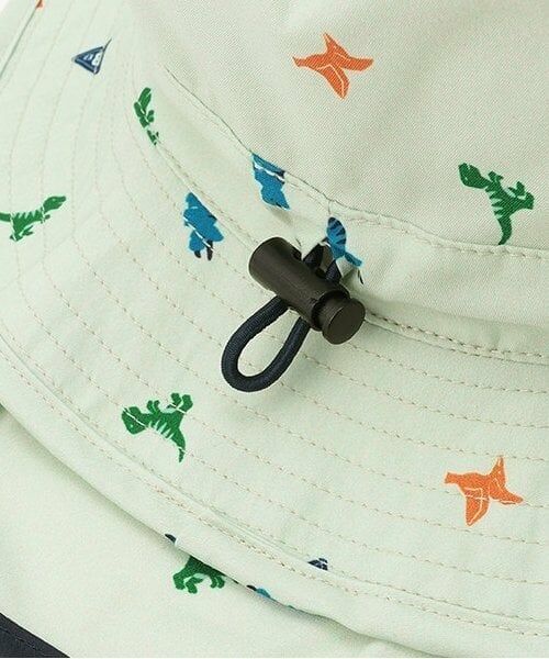 KP / ケーピー ハット | 日除けつけ恐竜総柄ハット | 詳細4