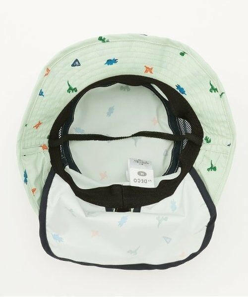 KP / ケーピー ハット | 日除けつけ恐竜総柄ハット | 詳細7