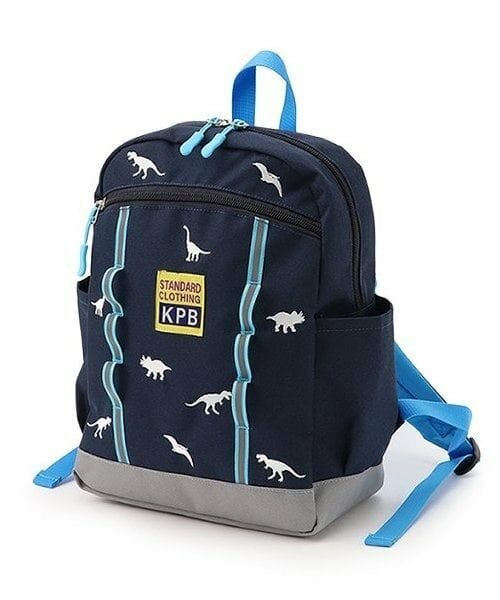 KP / ケーピー リュック・バックパック | 恐竜モチーフバックパッグ（紺）