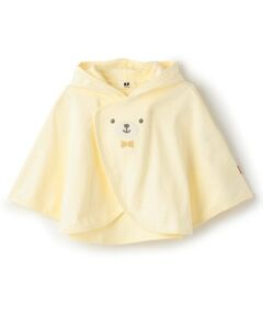 KP / ケーピー ベビー・キッズウエア | スムースクマアップリケ刺しゅうマント