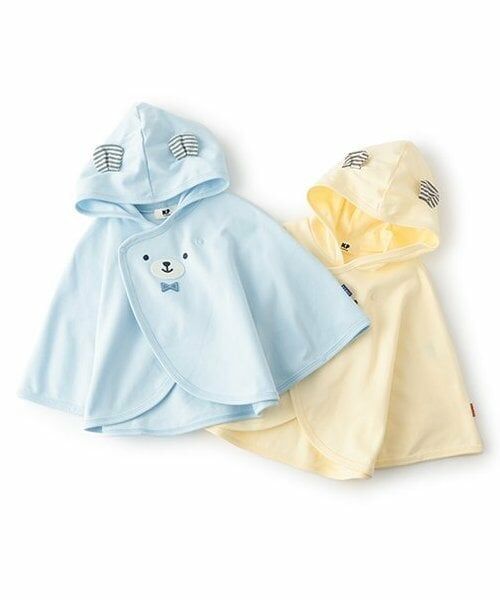 KP / ケーピー ベビー・キッズウエア | スムースクマアップリケ刺しゅうマント | 詳細11