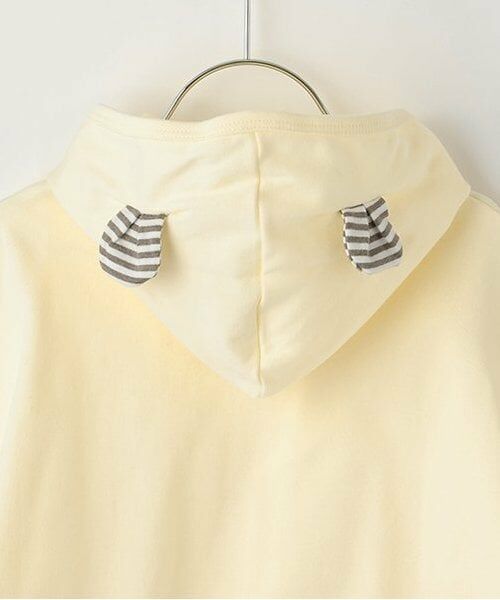 KP / ケーピー ベビー・キッズウエア | スムースクマアップリケ刺しゅうマント | 詳細4