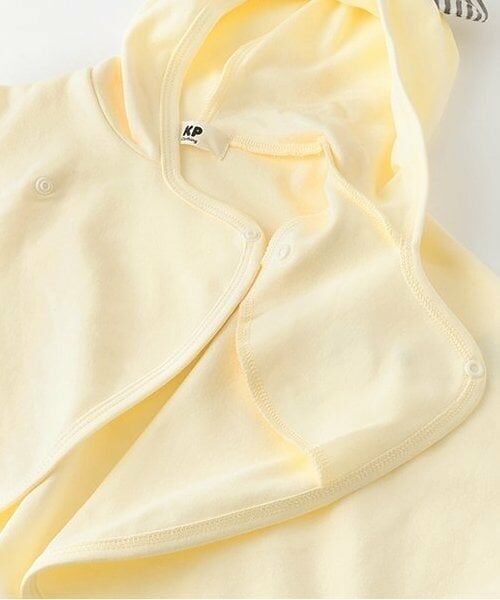 KP / ケーピー ベビー・キッズウエア | スムースクマアップリケ刺しゅうマント | 詳細8