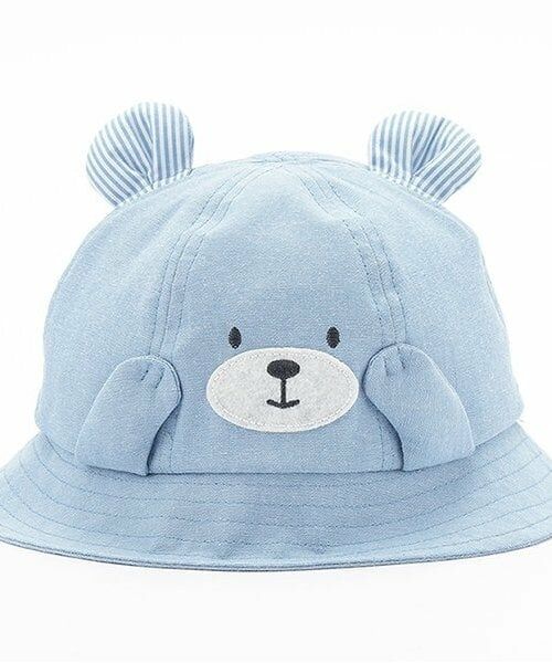 KP / ケーピー ベビー・キッズグッズ | クマモチーフの日よけつき帽子 | 詳細2