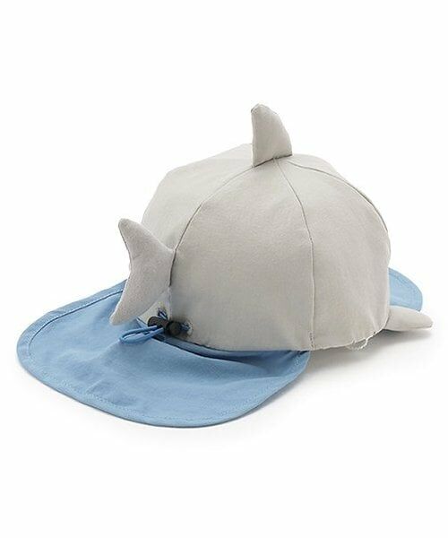 KP / ケーピー ベビー・キッズグッズ | サメモチーフの日よけつきキャップ | 詳細1