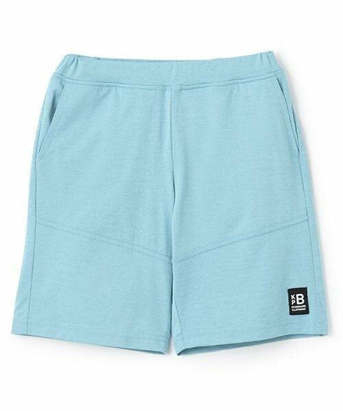 KP / ケーピー ショート・ハーフ・半端丈パンツ | 速乾ポリエステルストレッチ ハーフパンツ（ブルー）