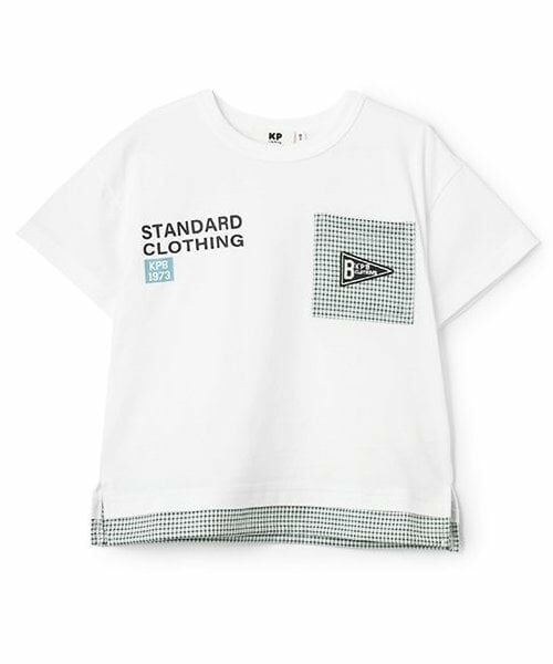 KP / ケーピー Tシャツ | キシリトール加工 半袖ポケットTシャツＴシャツ（オフ ホワイト）