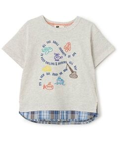 KP / ケーピー Tシャツ | キシリトール加工 乗り物刺しゅう 半袖Ｔシャツ