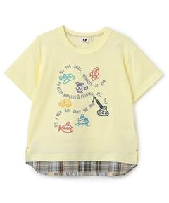 KP / ケーピー Tシャツ | キシリトール加工 乗り物刺しゅう 半袖Ｔシャツ