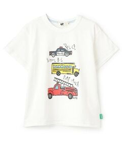 KP / ケーピー Tシャツ | 働くくるまプリント半袖Ｔシャツ