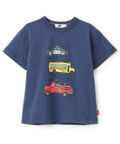 KP / ケーピー Tシャツ | 働くくるまプリント半袖Ｔシャツ