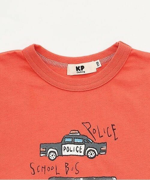 KP / ケーピー Tシャツ | 働くくるまプリント半袖Ｔシャツ | 詳細2